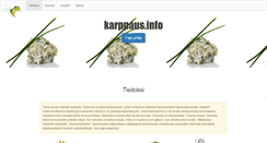 Desktop Screenshot of karppaus.info